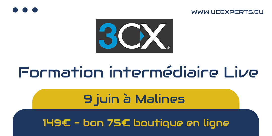 3CX Formation Intermédiaire Live FR