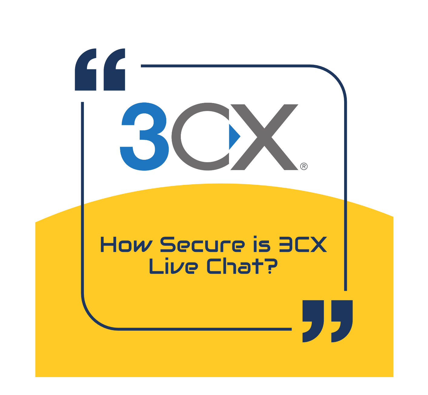 How secure is 3CX Live Chat ?