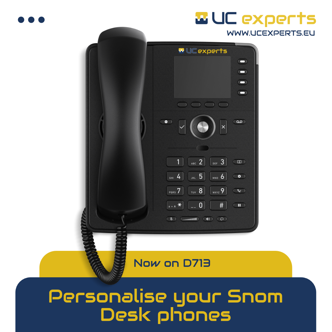 Did you know that you can easily customise your Snom phones?