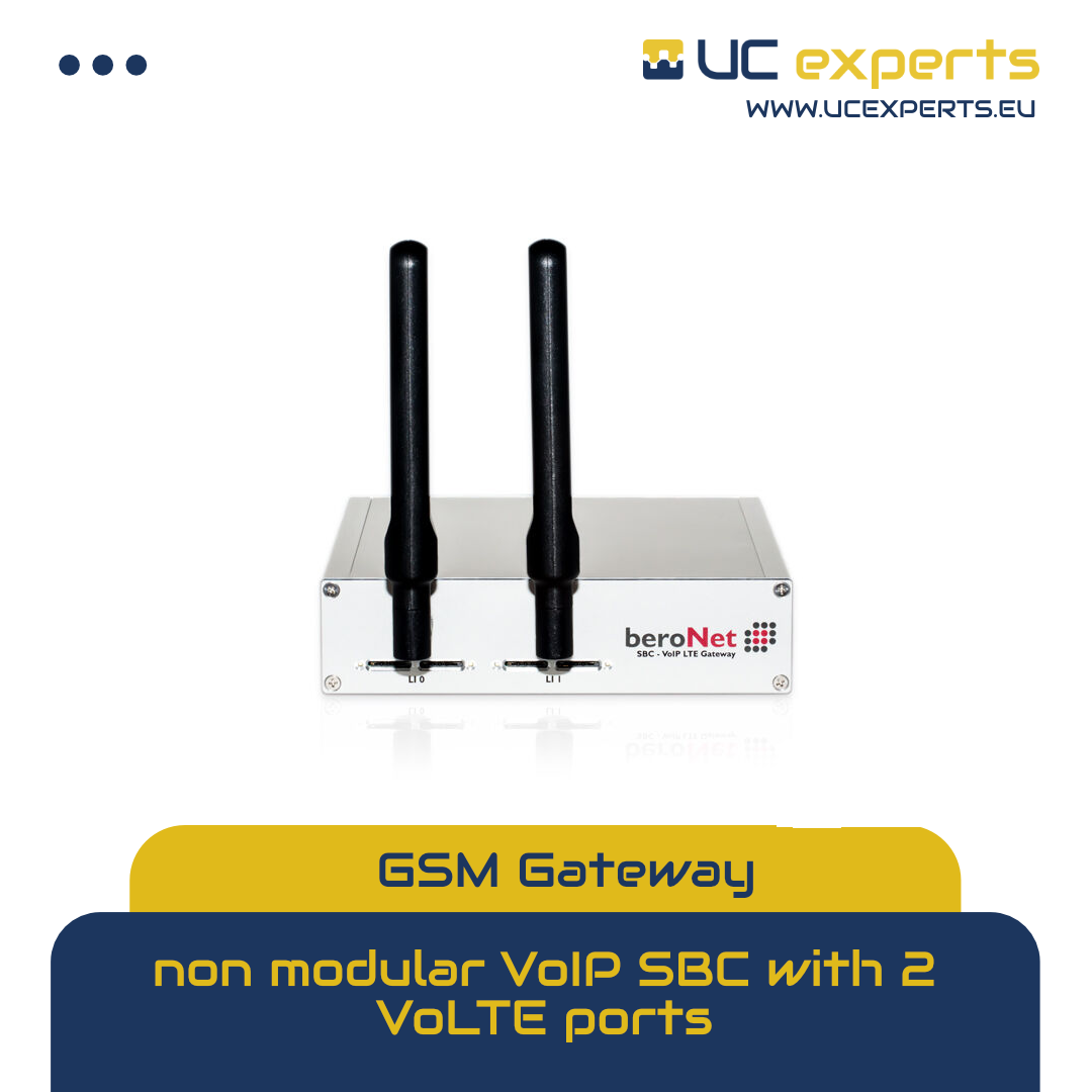 The beroNet VoLTE SBC supports voice up to 6 concurrent calls as well as SMS messaging.