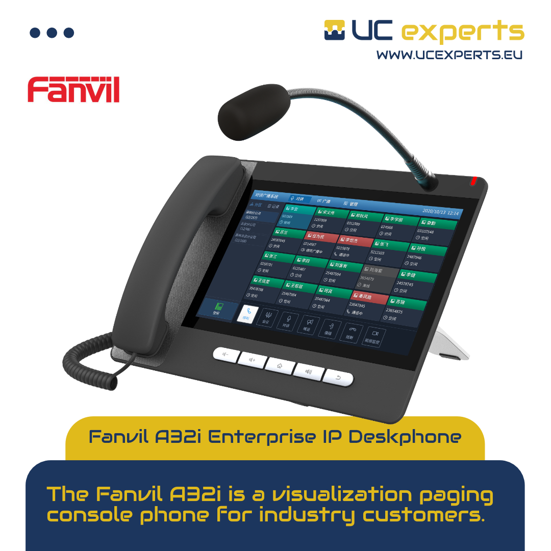 The Fanvil A32i is a visualization paging console