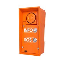 2N® IP Safety - 2 buttons & 10W speaker, INFO/SOS labels